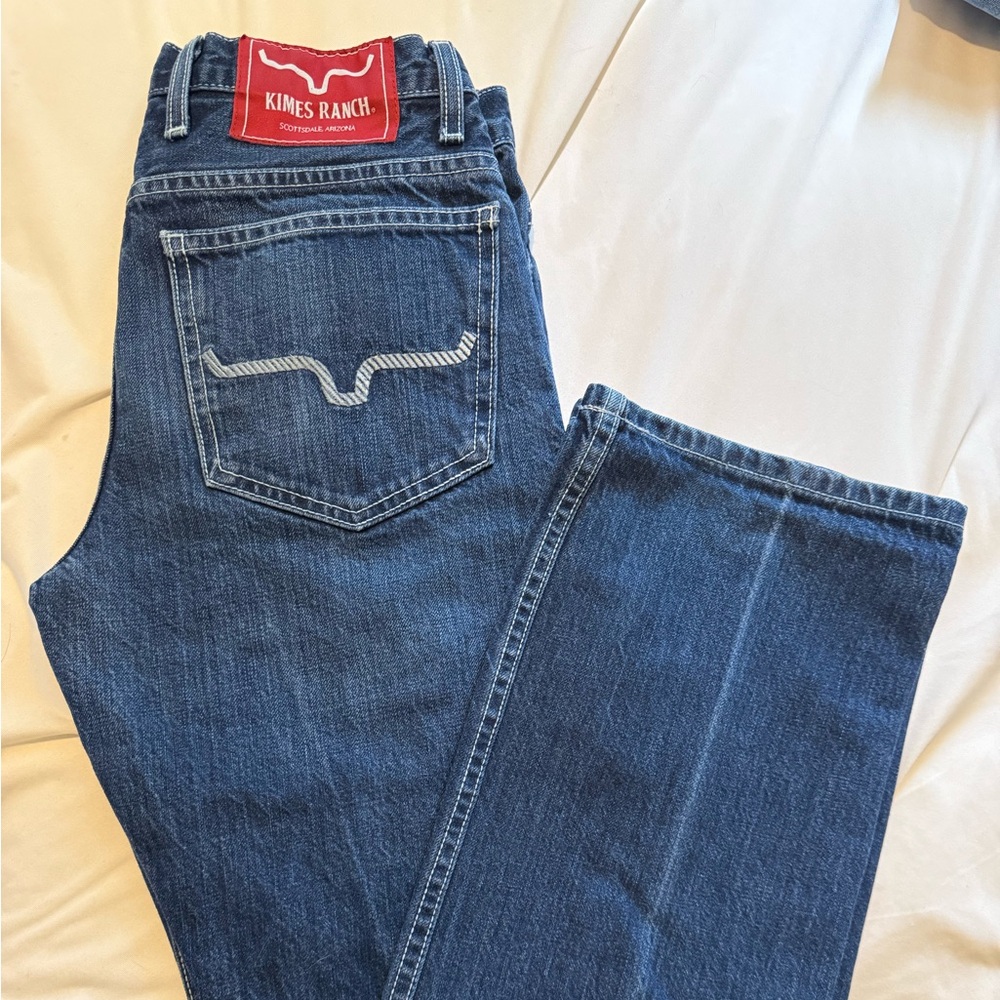 Kimes Ranch Men's Blue Bootcut Jeans